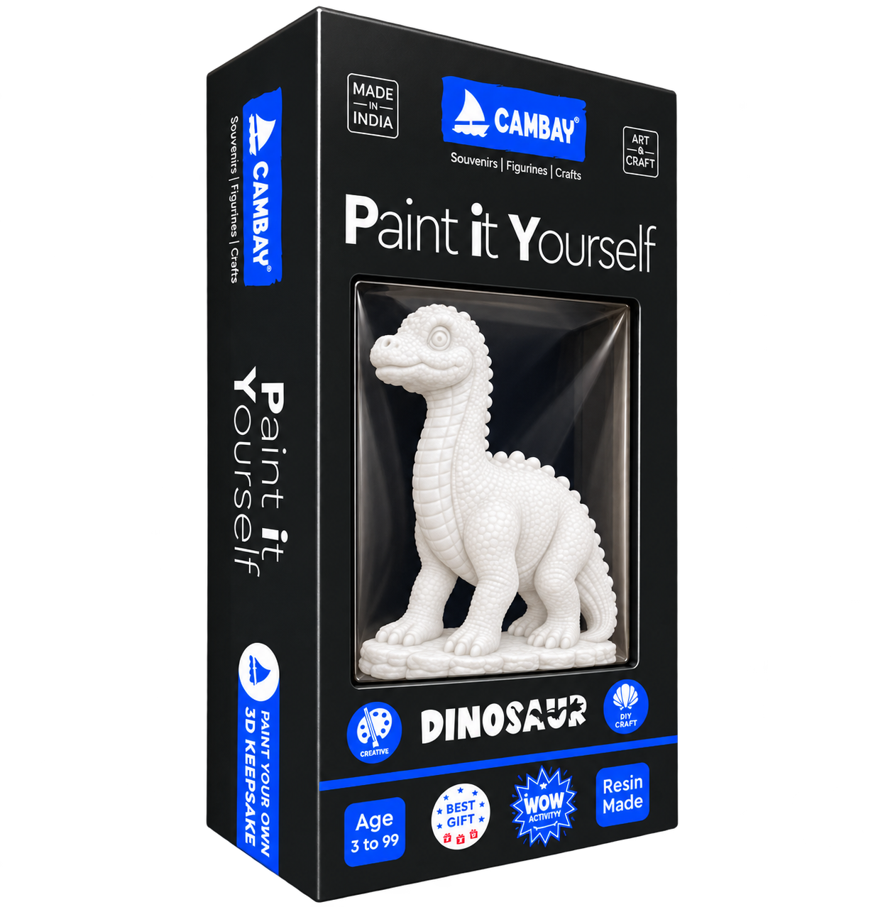 CAMBAY 3D Dinosaurs Gentle Giant Paint it Yourself Kit