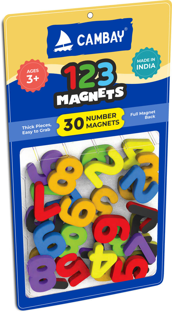 CAMBAY 123 Magnets – 30 Number Magnets