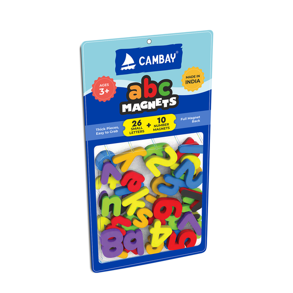 CAMBAY abc Magnets Small Letters + Numbers