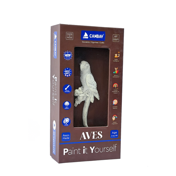 CAMBAY 3D Aves Macaw Paint it Yourself Kit