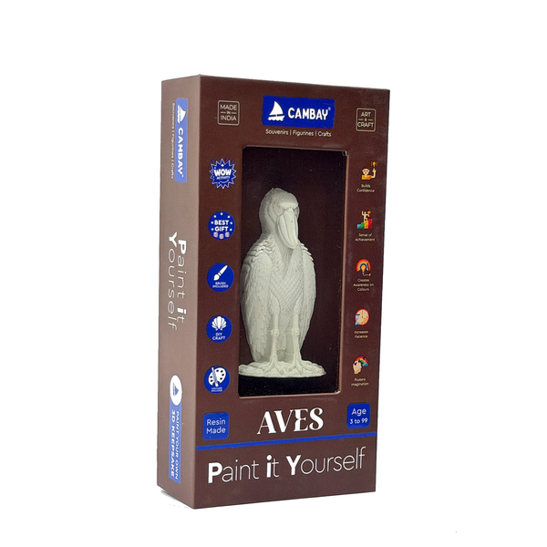 CAMBAY 3D Aves Shoebill Paint it Yourself Kit