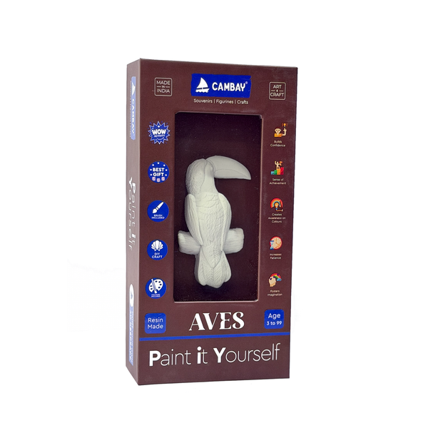 CAMBAY 3D Aves Toucan Paint it Yourself Kit