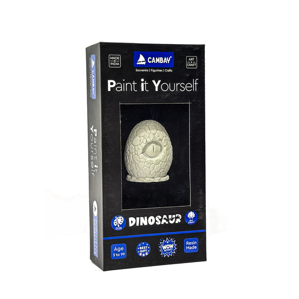 CAMBAY 3D Dinosaurs Dino Egg Paint it Yourself Kit