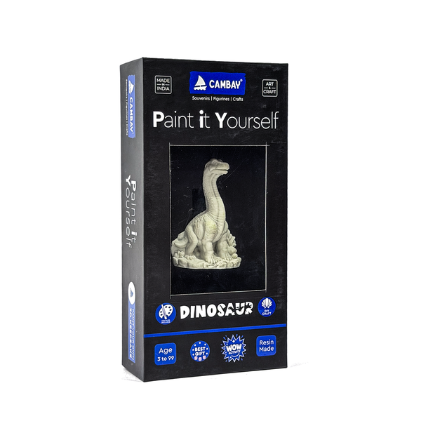 CAMBAY 3D Dinosaurs Jurassic Giant Paint it Yourself Kit