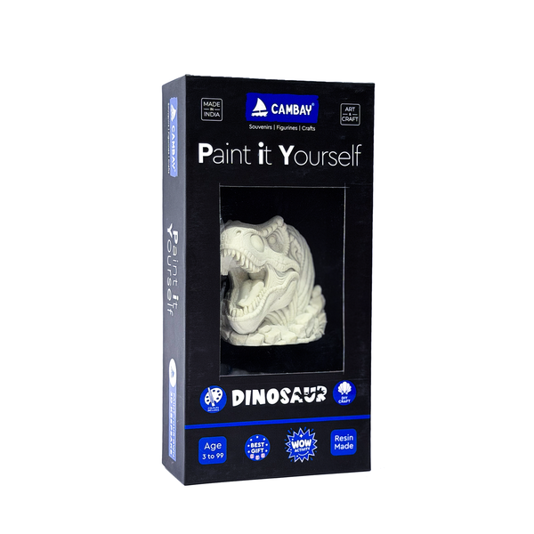 CAMBAY 3D Dinosaurs King of Dinosaurs Paint it Yourself Kit