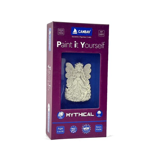 CAMBAY 3D Mythicals Garden Fairy Paint it Yourself Kit