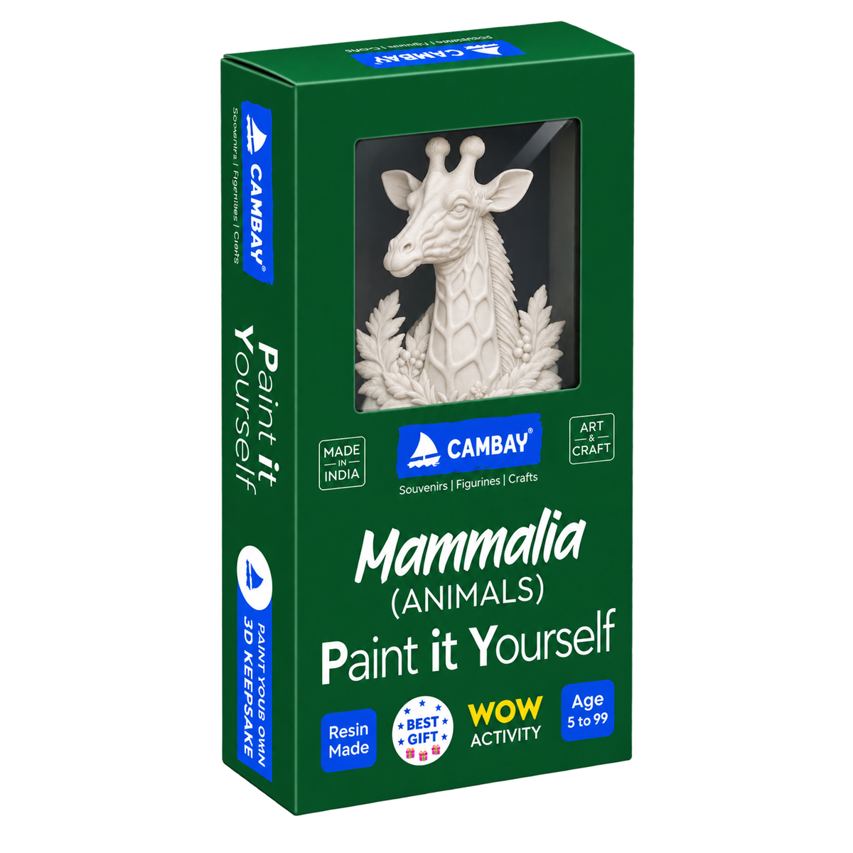 3D Mamalia Giraffe Paint it Yourself Kit