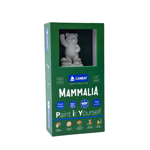 CAMBAY 3D Mamalia Teddy Bear Paint it Yourself Kit