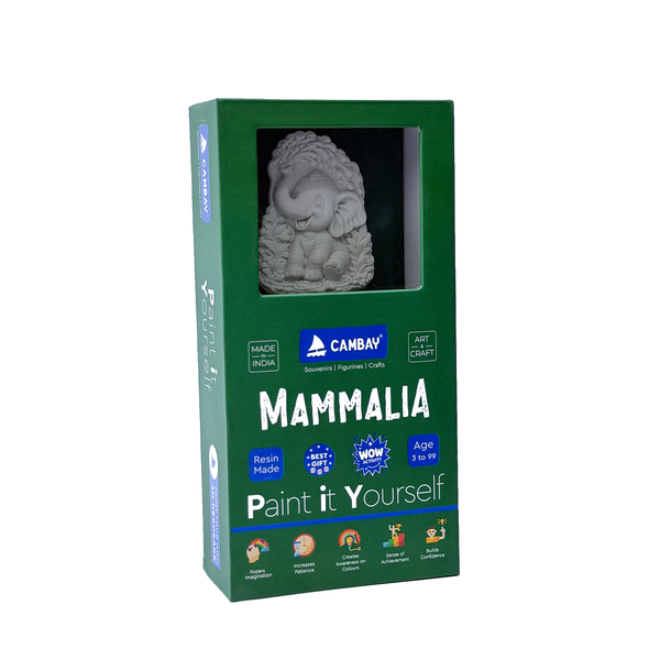 CAMBAY 3D Mamalia Elephant Paint it Yourself Kit