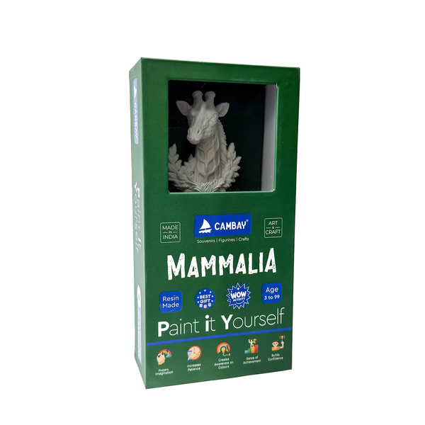 CAMBAY 3D Mamalia Giraffe Paint it Yourself Kit