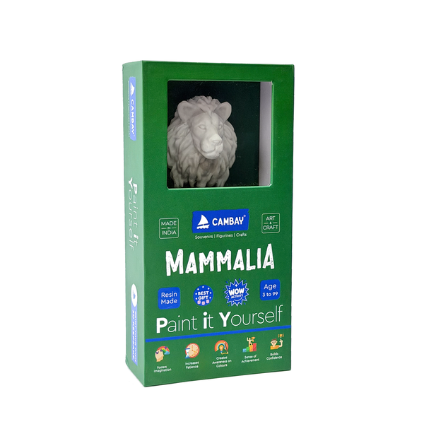 CAMBAY 3D Mamalia Lion Paint it Yourself Kit
