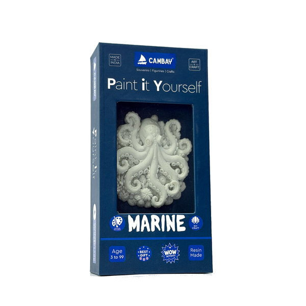 CAMBAY 3D Marine Octopus Paint it Yourself Kit