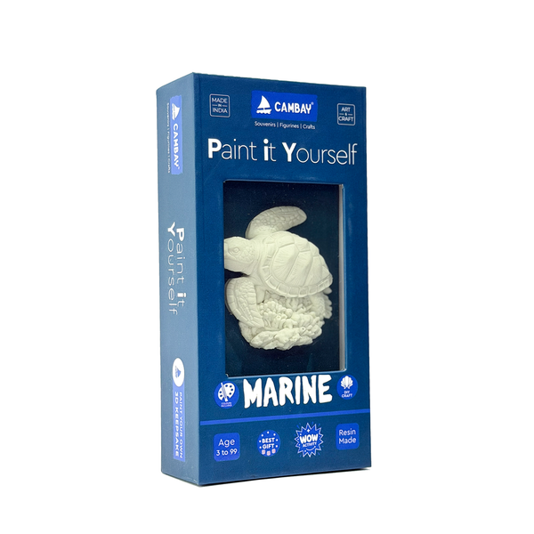 CAMBAY 3D Marine Sea Turtle Paint it Yourself Kit