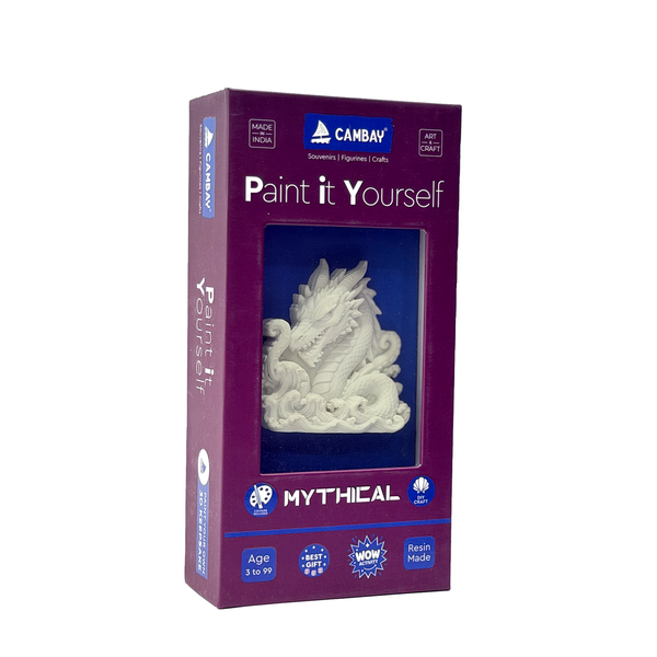 CAMBAY 3D Mythicals Sea Dragon Paint it Yourself Kit