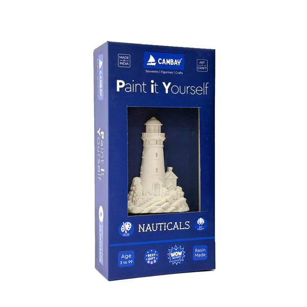 CAMBAY 3D Nauticals Guardian Lighthouse Paint it Yourself Kit