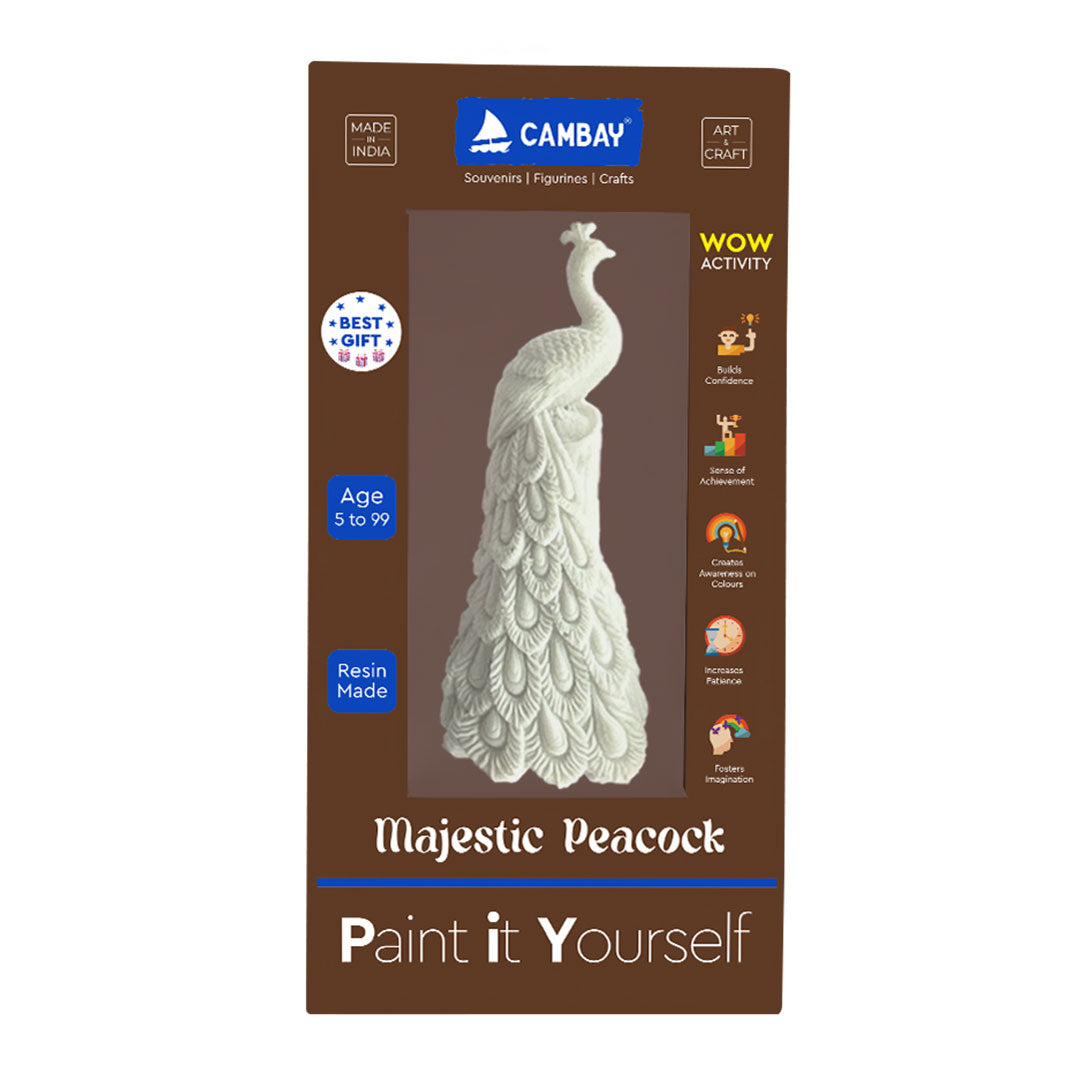 3D Peacock Paint it Yourself Kit