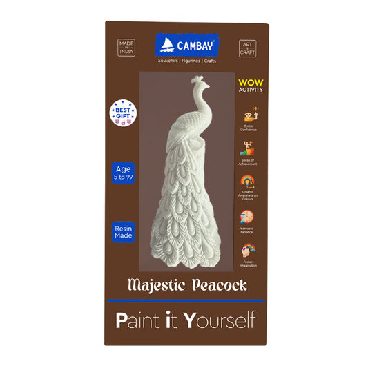 3D Peacock Paint it Yourself Kit
